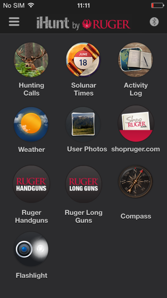 Home Screen, easy to navigate through. Have fun!